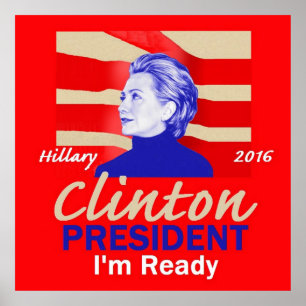 Póster Hillary Clinton 2016