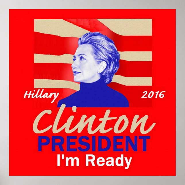 Póster Hillary Clinton 2016 (Frente)