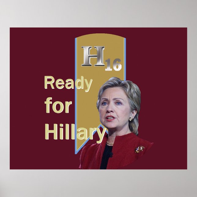Póster Hillary Clinton 2016 (Frente)