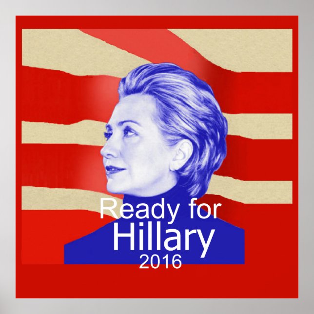 Póster Hillary Clinton 2016 (Frente)