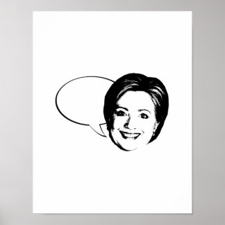 Póster HILLARY CLINTON BURBUJA DE DIÁLOGO -.png