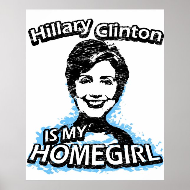 Póster Hillary Clinton es mi hija (Frente)
