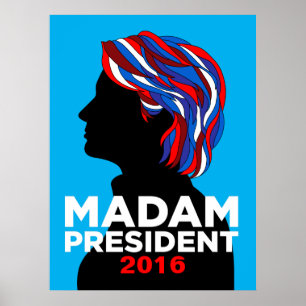 Póster Hillary Clinton Señora Presidenta 2016 Poster (L)