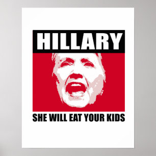 Póster HILLIARIA CRUZADA - Se comerá a sus hijos - Anti