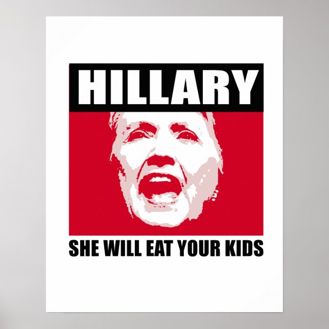Póster HILLIARIA CRUZADA - Se comerá a sus hijos - Anti (Frente)