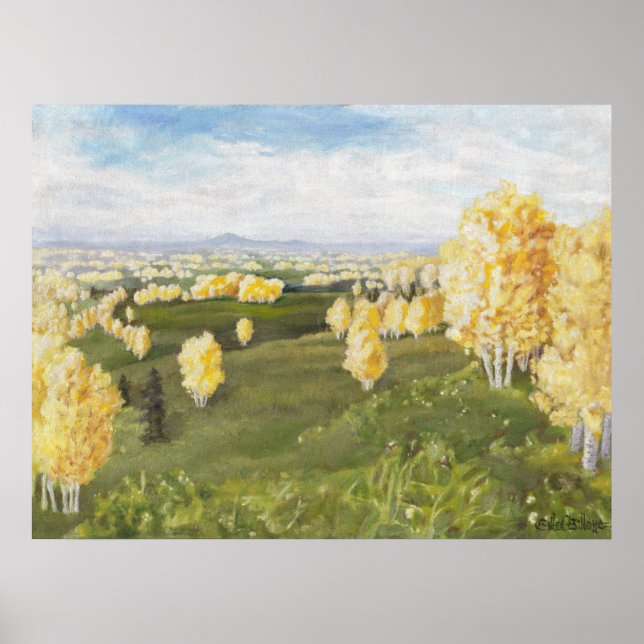 Póster Hills del Norte de Aspen: (Frente)