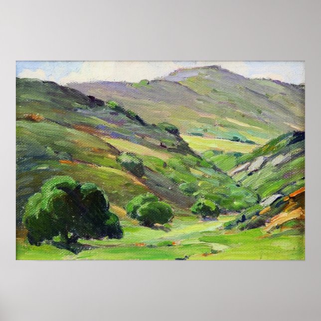 Póster Hills - Laguna Canyon Winter (Frente)