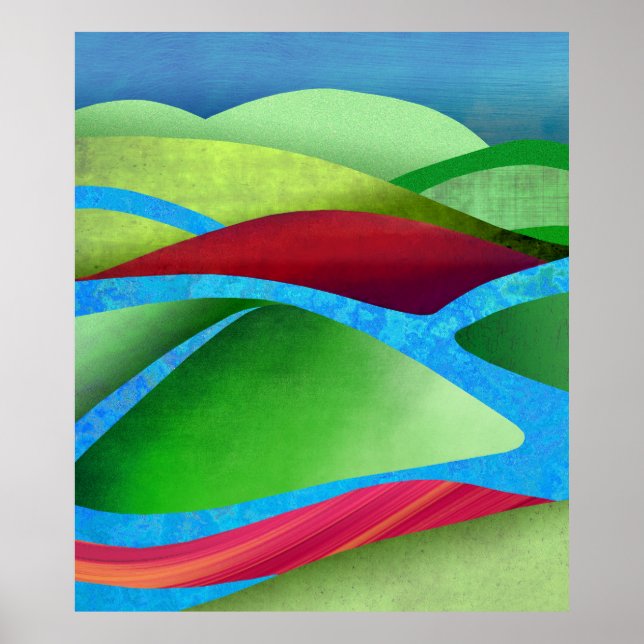 Póster Hills On Ice (Frente)