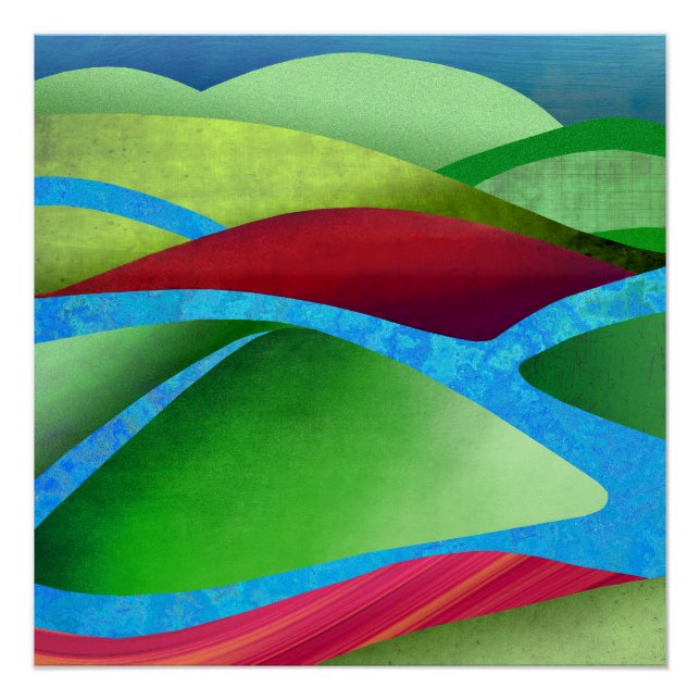 Póster Hills On Ice (Anverso)