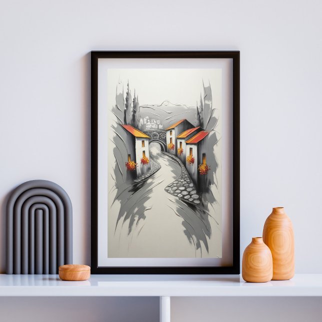 Póster Hillside Village Pathway (Subido por el creador)