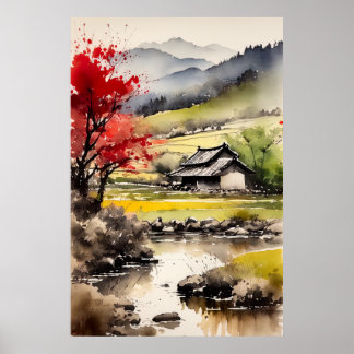 Póster Hillsong Haven, Un Watercolor Tale