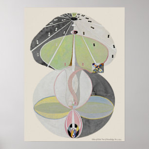 Póster Hilma af Klint - Árbol del conocimiento, Nº 5