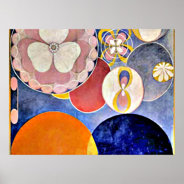 Póster Hilma af Klint - De Tio Storsta, Barnaaltern (Frente)
