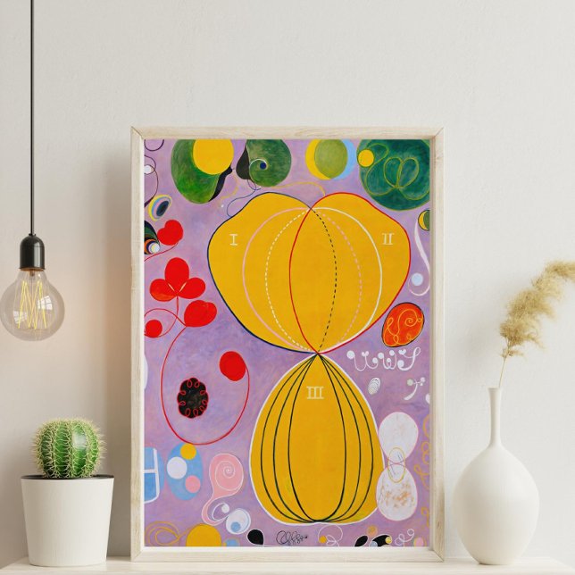 Póster Hilma af Klint - El número 7 más grande (Subido por el creador)