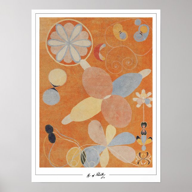 Póster Hilma af Klint Fine Art #5 (Frente)