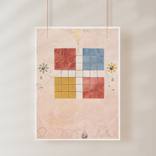 Póster Hilma Af Klint, La Diez Mayor No10, Resumen De Art