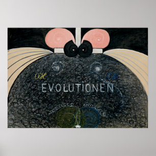 Póster Hilma af Klint - La evolución