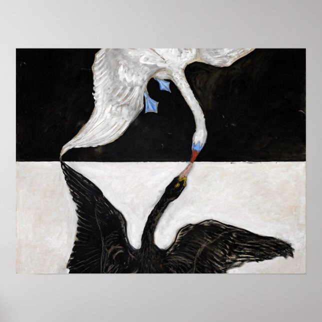 Póster Hilma Af Klint Swan no 1 (Frente)