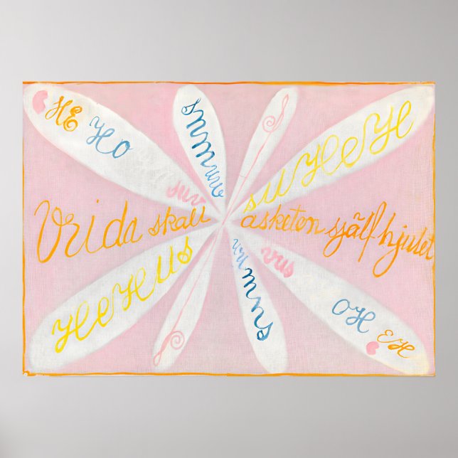 Póster Hilma af Klint - The Eros Series, nr. 5 (Frente)