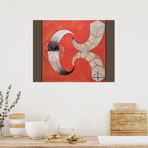 Póster Hilma af Klint - The Swan No. 09