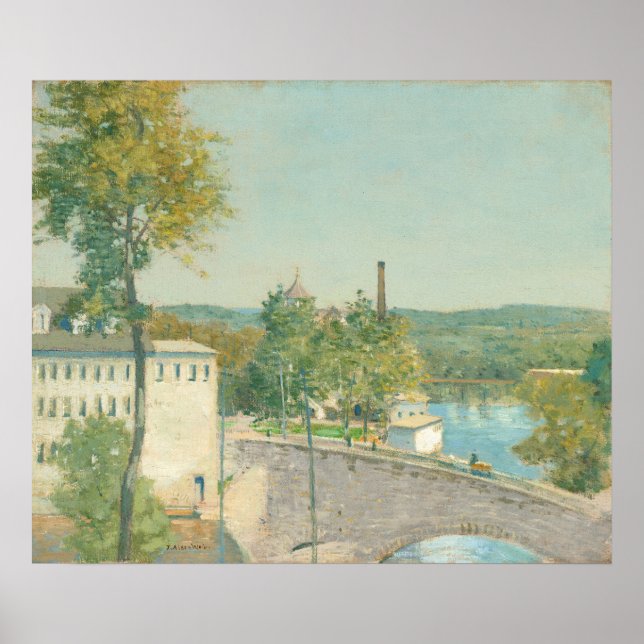 Póster Hilo de Estados Unidos - Julian Alden Weir Poster  (Frente)