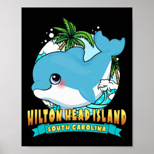 Póster Hilton Head Island South Carolina Ba