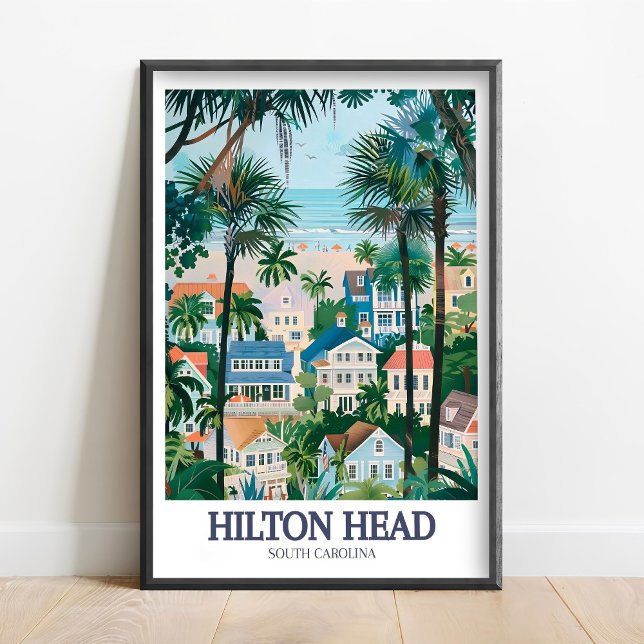 Póster Hilton Head Print-Hilton Head Poster-Coligny Plaza (Subido por el creador)