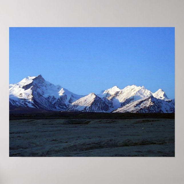 Póster Himalayas de la meseta tibetana (Frente)