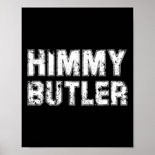 Póster Himmy Butler Soy Him Bysketbyll Hard Work Motivati