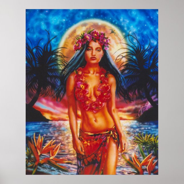 Póster Hina por Lisa Iris (Frente)