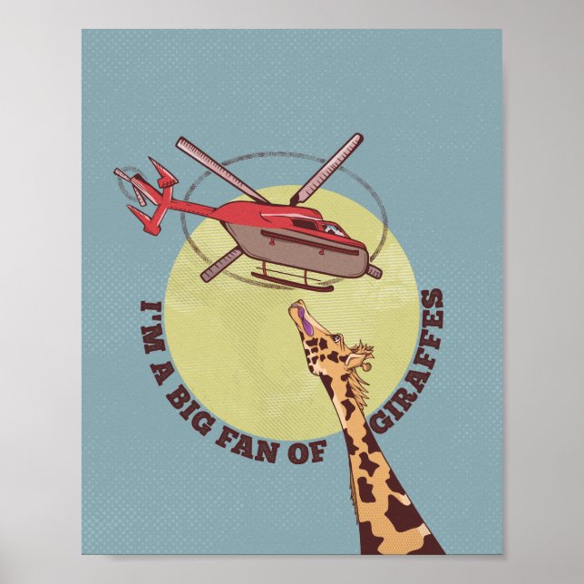Póster Hincha de Giraffe (Frente)