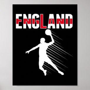 Póster Hinchas de cricket de Inglaterra Orgulloso juego d