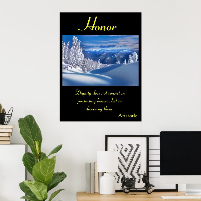 Póster Hinchas de honor en medio de la serenidad de Rolli (Oficina en casa)