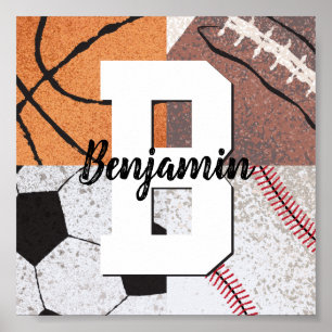 Póster Hinchas deportivos