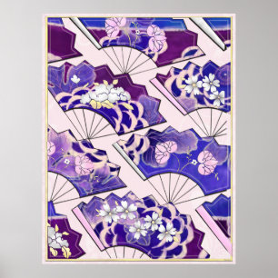 Póster Hinchas tradicionales japoneses