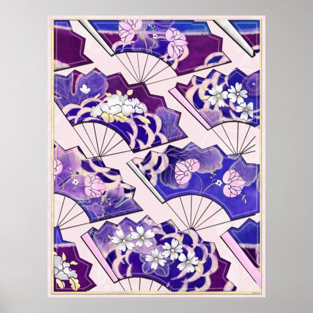 Póster Hinchas tradicionales japoneses (Frente)