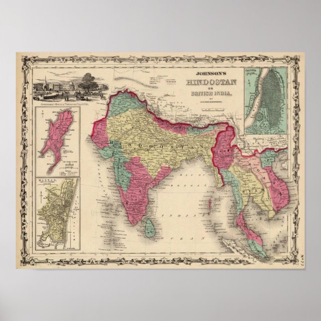 Póster Hindostan o British India 2 (Frente)