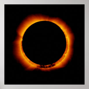 Póster Hinode observa un eclipse solar anual
