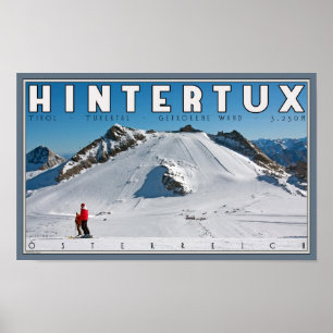 Póster Hintertux - la vara de Gefrorene