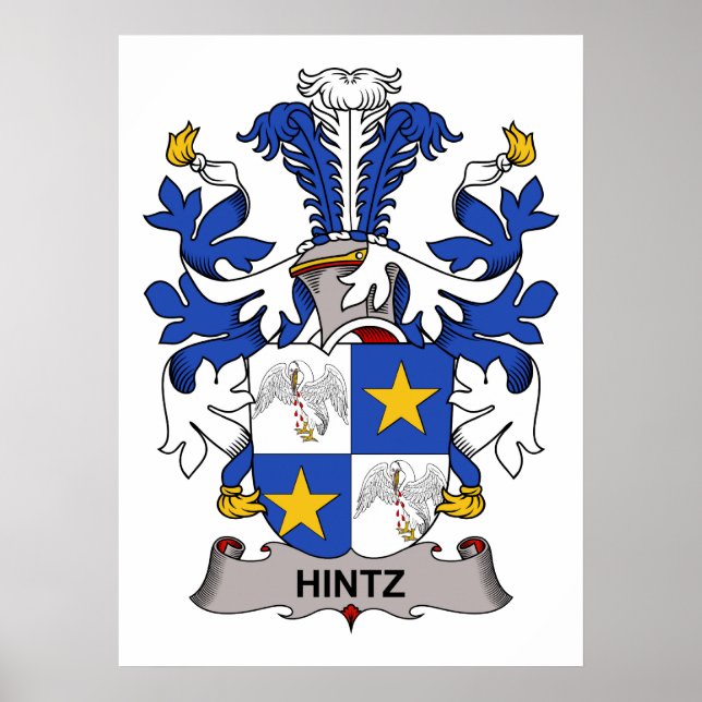 Póster Hintz Family Crest (Frente)