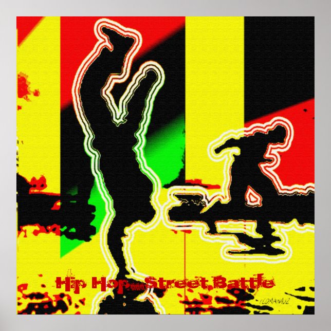 Póster Hip Hop. (Frente)
