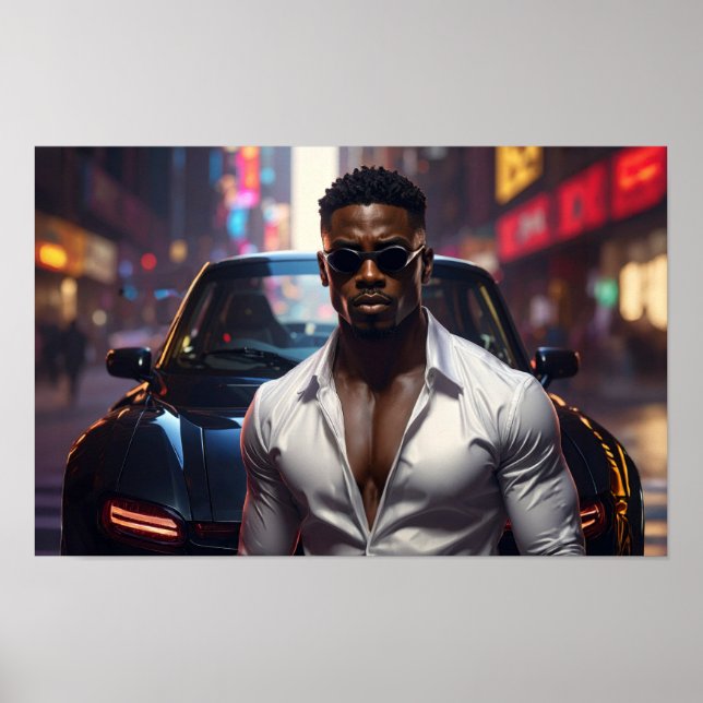 Póster Hip Hop - American Rap Star -  (Frente)