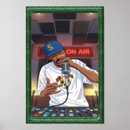 Póster Hip-Hop Broadcast Vibes