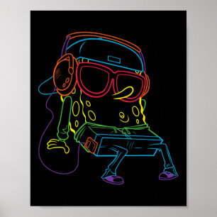 Póster Hip Hop de Squarepants