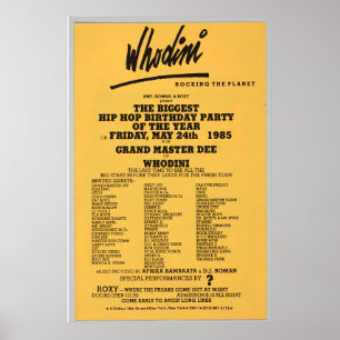 Póster Hip Hop Flyer