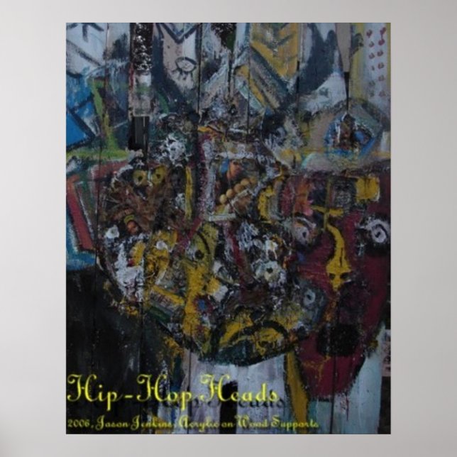 PÓSTER HIP HOP HEADS (Frente)