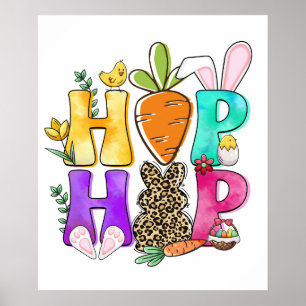 Póster hip hop, retro, vintage