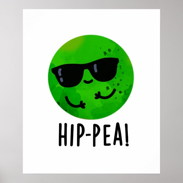Póster Hip-pea Graciosa Hip Pea Pun (Frente)