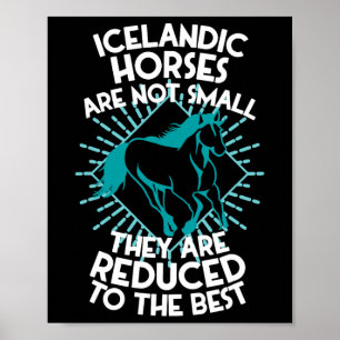 Póster Hípica - Caballo de equitación Hogar Islandés