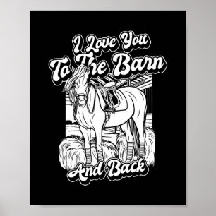Póster Hípica - Hípica Te Amo Al Barn
